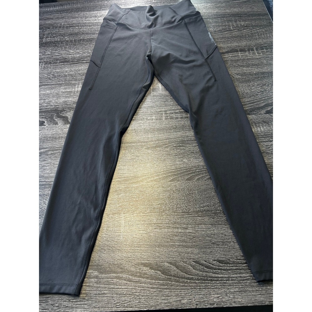 PINK Active Womens Medium Leggings Black High‎ Waist Athletic Workout Yoga Pants